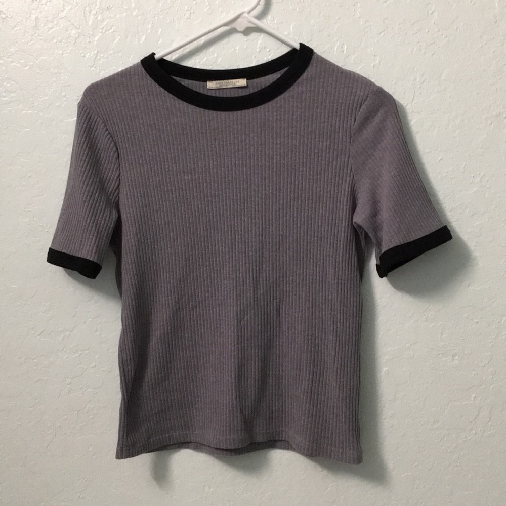 Zara Basic Gray T-shirt